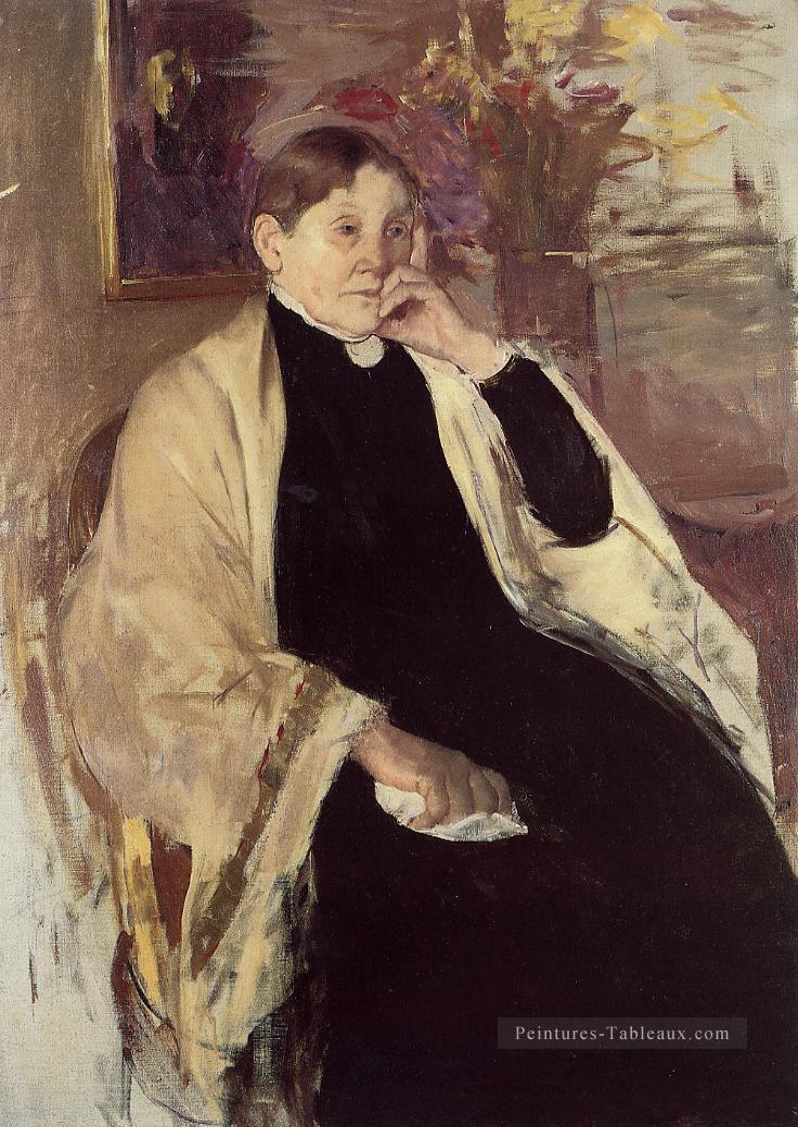 Mme Robert S Cassatt alias Katherine Kelson Johnston Cassatt mères des enfants Mary Cassatt Peintures à l'huile